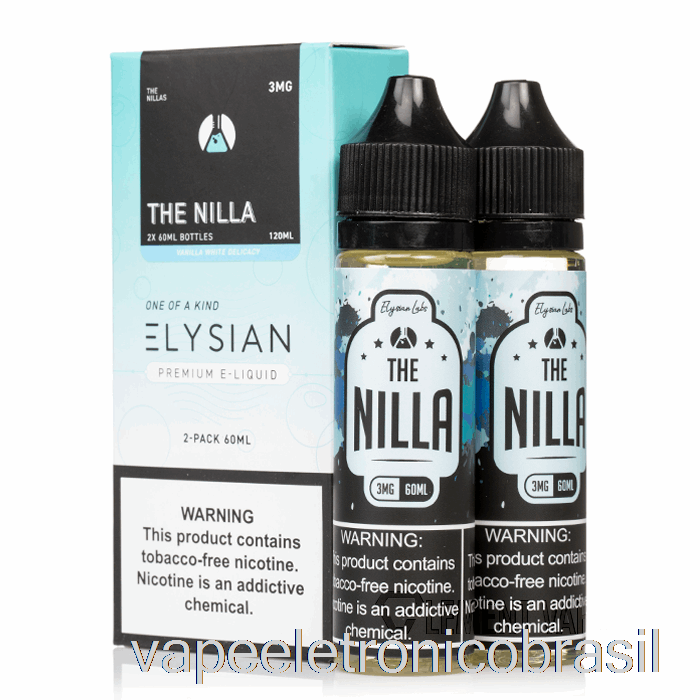 Vape Recarregável The Nilla - Elysian Labs - 120ml 0mg